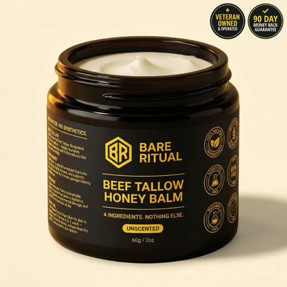 Beef Tallow Honey Balm for Men