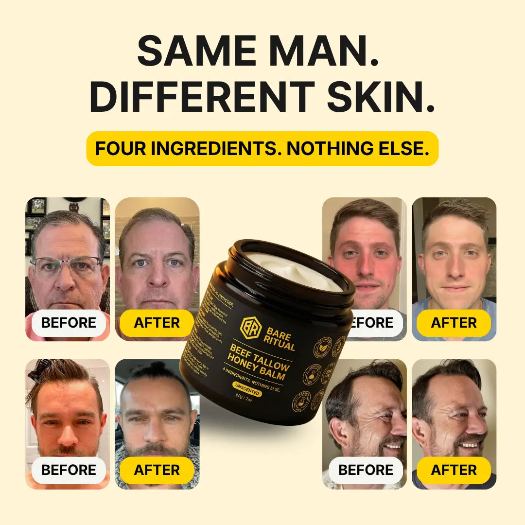 Beef Tallow Honey Balm for Men